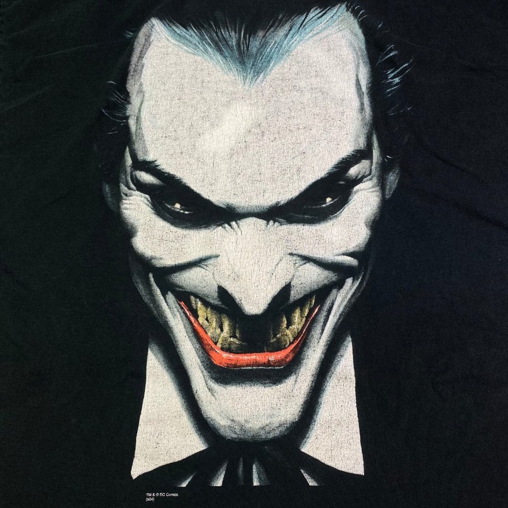 Rare Joker Full Print DC Comics Large T-Shirt
